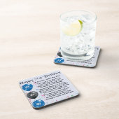 Cousin-Gedicht-21. Geburtstag Untersetzer (Rechte Seite)