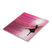 Cousin-Gedicht - Ballerina Fliese (Seite)