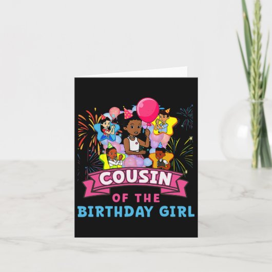 Cousin Gracie's Corner Birthday Dolls Niedliches P Karte (Vorderseite)