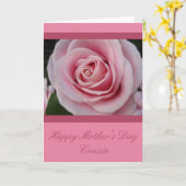 Cousin Happy Mother Day Rose Card Karte (Gelbe Blume)