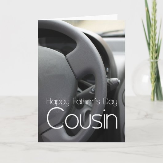 Cousin Happy Vatertag Karte (Vorderseite)