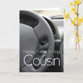 Cousin Happy Vatertag Karte (Gelbe Blume)