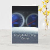 Cousin Happy Vatertag Karte (Gelbe Blume)