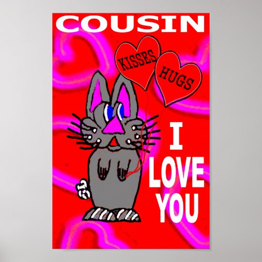 Cousin I Liebe Sie Poster (Vorne)