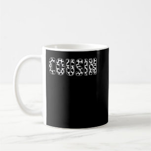Cousin Kuh Muster Geburtstag Girl Boy Farm Kuh Bir Kaffeetasse