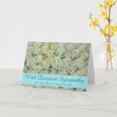 Cousin Loss Beileid Rose Karte (Gelbe Blume)