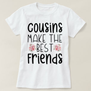 Cousin machen den Niedliche Geburtstag der Blume f T-Shirt