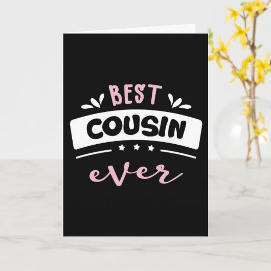 *COUSIN* MACHEN DIE "BESTEN FREUNDE" *40.** GEBURT KARTE (Gelbe Blume)