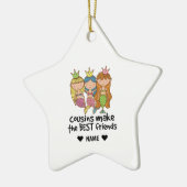 Cousin machen die besten Freunde Keramik Ornament (Links)