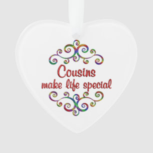 Cousin machen lebenswichtig ornament