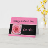 Cousin-Muttertagskarte Karte (Gelbe Blume)