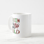 Cousin Of The 1 Year Old Football 1st Birthday Boy Kaffeetasse (Vorderseite Links)