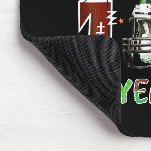 Cousin Of The 1 Year Old Football 1st Birthday Boy Mousepad (Ecke)