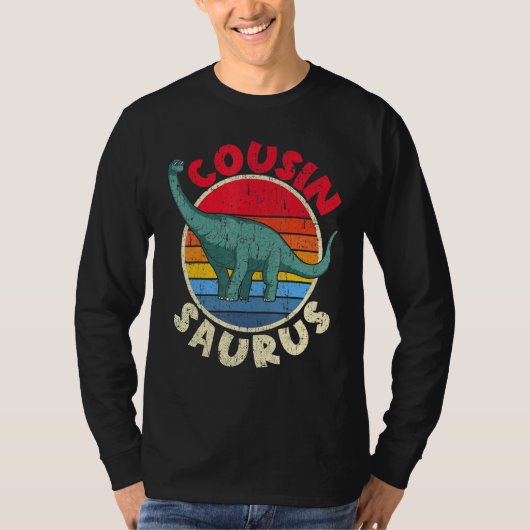 Cousin Saurus I Brachiosaurus Diplodocus I Familie T-Shirt (Vorderseite)