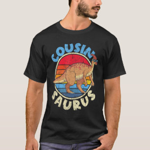 Cousin Saurus I Parasaurolophus I Familienmatte T-Shirt