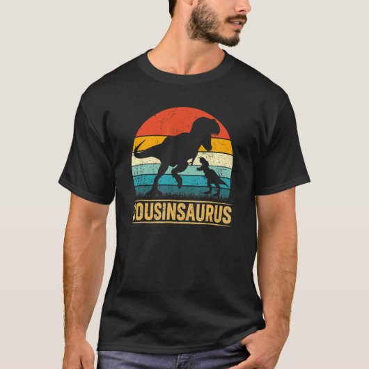 Cousin Saurus Rex Dinosaur Cousinsaurus Matching F T-Shirt (Vorderseite)
