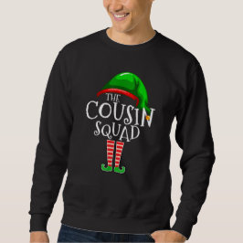 Cousin Squad Elf Group passt Familienfest Sweatshirt
