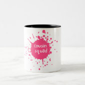 Cousin Squad Kaffee Tasse Rosa Spritzer (Mittel)
