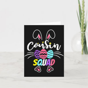 Cousin Squad Osterhase Familie passende Kleinkinde Karte