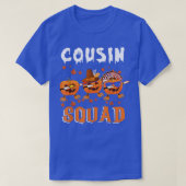 Cousin Squad Thanksgiving Three Dabbing Scary Pump T-Shirt (Design vorne)