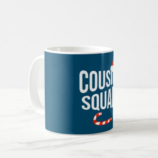 Cousin Squad: Weihnachten Kaffeetasse (Vorderseite Links)