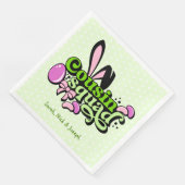 Cousin Squand Bunny Oars Ostereier Serviette (Ecke)