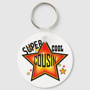 Cousin Super Cool Star Funny Schlüsselanhänger