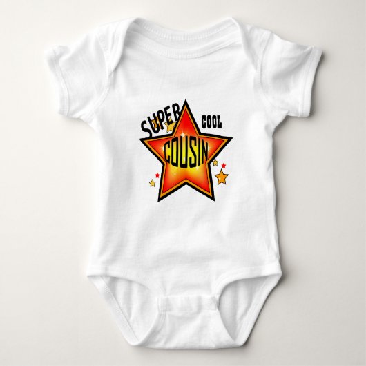 Cousin Super Star Säugling Strampler (Vorderseite)