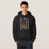 Cousin Support Squad Leukemia Awareness American F Hoodie (Vorne ganz)