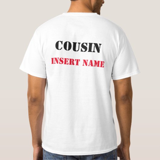 Cousin-T - Shirt (Rückseite)