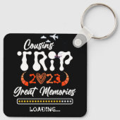 Cousin Trip 2023 Große Erinnerungen Loading Vacati Schlüsselanhänger (Rückseite)