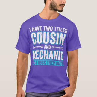 Cousin und Mechanische Garage Fixierung Autos Cous T-Shirt