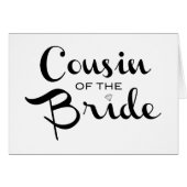 Cousin von Bride Black auf Weiß (Vorderseite (Horizontal))