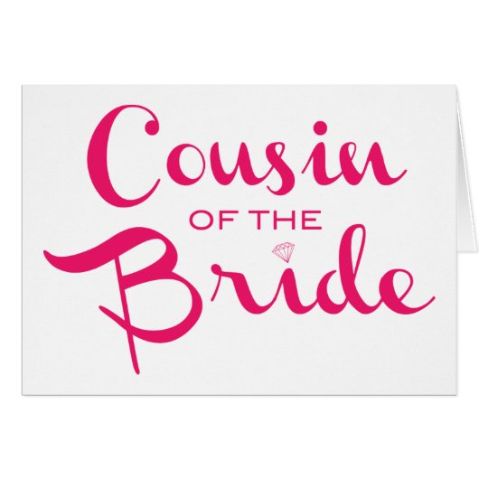 Cousin von Bride Pink White (Vorderseite (Horizontal))