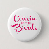 Cousin von Bride Pink White Button (Vorderseite)