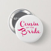 Cousin von Bride Pink White Button (Vorne & Hinten)