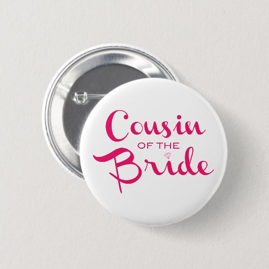 Cousin von Bride Pink White Button (Vorne & Hinten)