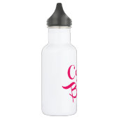 Cousin von Bride Pink White Trinkflasche (Links)