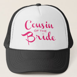 Cousin von Bride Pink White Truckerkappe