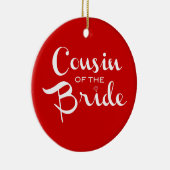 Cousin von Bride White Keramikornament (Rechts)