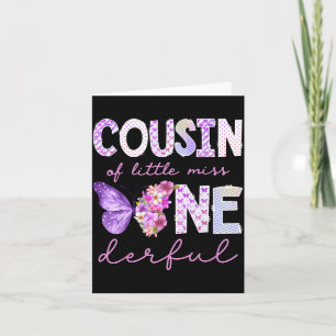 Cousin von Little Miss Onederful Butterfly 1. Karte