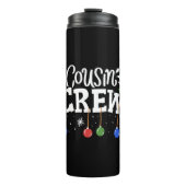 Cousin Weihnachten Thermosbecher (Vorderseite)