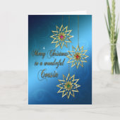 Cousin Weihnachtskarte Feiertagskarte (Vorderseite)