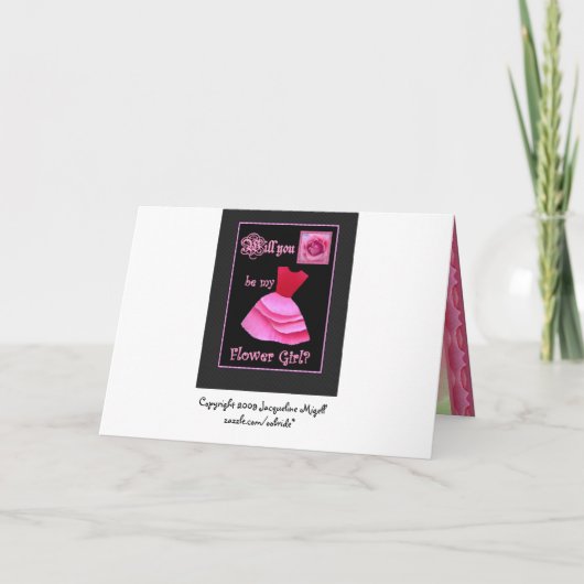 Cousin wirst du meine Bridesmaid sein? Einladung (Rückseite)