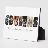 Cousins Foto Collage Plaque Fotoplatte (Seite)