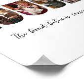 Cousins Foto Collage Poster (Ecke)