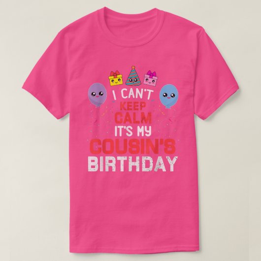 Cousins Geburtstag T-Shirt (Design vorne)