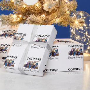 Cousins Gesegnete Freunde Familientreffen Geschenkpapier