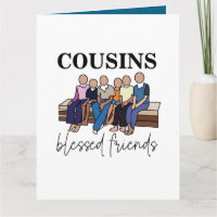 Cousins Gesegnete Freunde Familientreffen