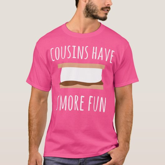 Cousins have s more fun Camping cousin shirt vinta (Vorderseite)